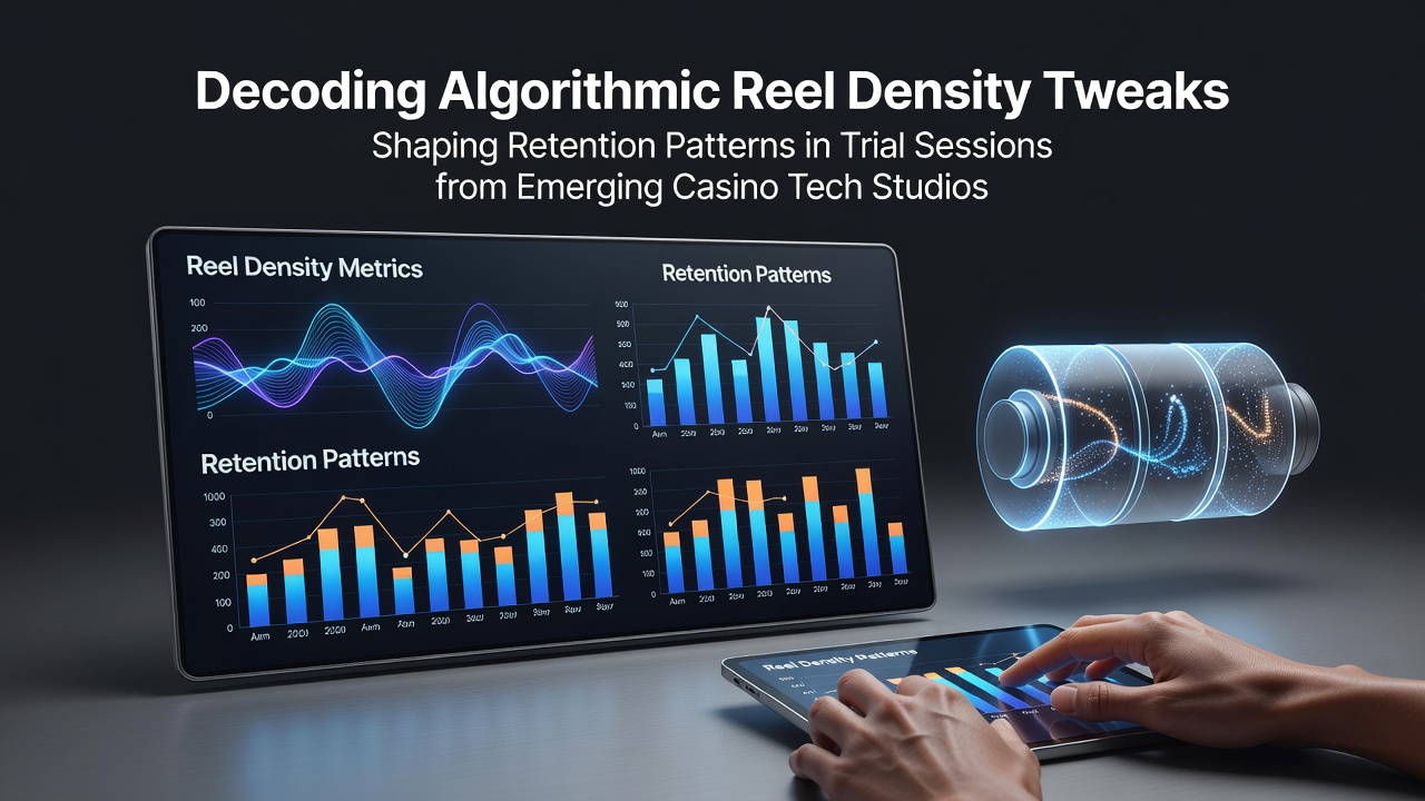 Visualization of reel density adjustments in casino slot algorithms used by emerging studios