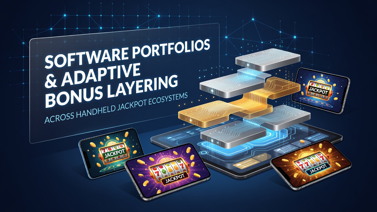 Software portfolios enabling adaptive bonus systems in mobile jackpot platforms