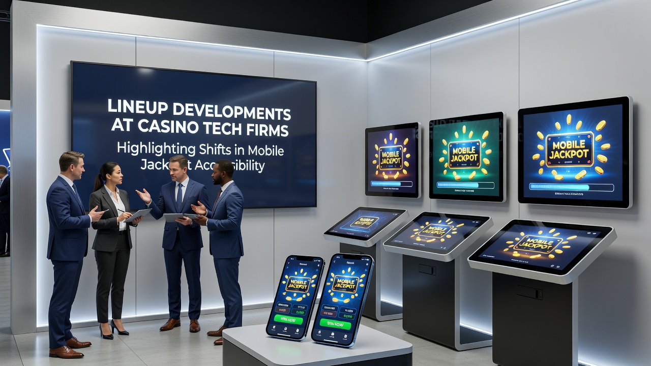 Casino tech firms updating mobile jackpot lineups on various devices